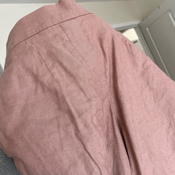 Babaton Linen pants- small salmon colour - Picture 2 of 4